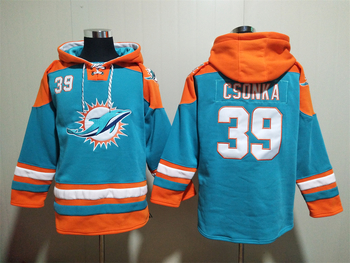Miami Dolphins 39# CSONKA stitched hoodie MEN WOMEN YOUTH S-6XL SIZE