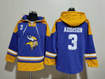 Minnesota Vikings 3# ADDISON  stitched hoodie MEN WOMEN YOUTH S-6XL SIZE