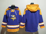 Minnesota Vikings BLANK VERSION stitched hoodie