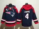 New England Patriots 4# ZAPPE stitched hoodie MEN WOMEN YOUTH S-6XL SIZE