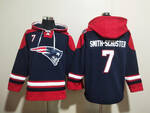 New England Patriots 7# SMITH-SCHUSTER stitched hoodie