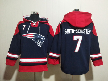 New England Patriots 7# SMITH SCHUSTER stitched hoodie MEN WOMEN YOUTH S-6XL SIZE