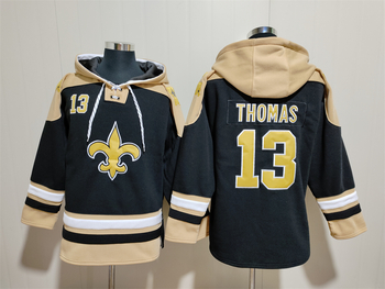 New Orleans Saints 13# THOMAS stitched hoodie MEN WOMEN YOUTH S-6XL SIZE