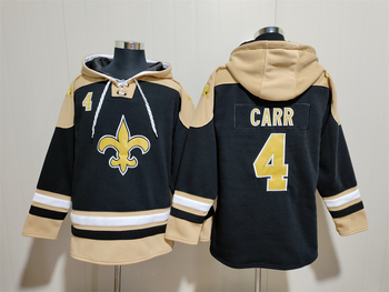 New Orleans Saints 4# Derek Carr stitched hoodie MEN WOMEN YOUTH S-6XL SIZE