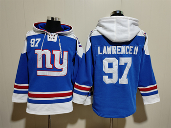 New York Giants 5# Dexter Lawrence II stitched hoodie MEN WOMEN YOUTH S-6XL SIZE