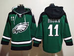 Philadelphia Eagles 11# A.J. Brown stitched hoodie MEN WOMEN YOUTH S-6XL SIZE