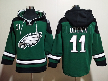 Philadelphia Eagles 11# A.J. Brown stitched hoodie MEN WOMEN YOUTH S-6XL SIZE