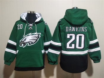 Philadelphia Eagles 20# Brian Dawkins stitched  hoodie with pocket MEN WOMEN YOUTH S-6XL SIZE