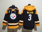 Pittsburgh Steelers 3# Russell Wilson stitched hoodie