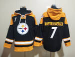 Pittsburgh Steelers 7# ROETHLISBERGER stitched hoodie MEN WOMEN YOUTH S-6XL SIZE