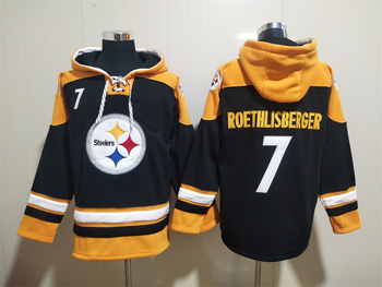 Pittsburgh Steelers 7# ROETHLISBERGER stitched hoodie MEN WOMEN YOUTH S-6XL SIZE