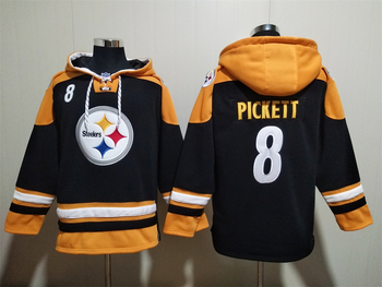 Pittsburgh Steelers 8# Kenny Pickett stitched hoodie MEN WOMEN YOUTH S-6XL SIZE
