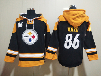 Pittsburgh Steelers 86# WARD stitched hoodie MEN WOMEN YOUTH S-6XL SIZE
