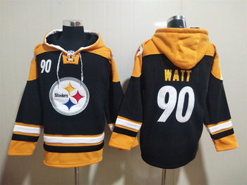 Pittsburgh Steelers 90# T.J. Watt stitched hoodie MEN WOMEN YOUTH S-6XL SIZE