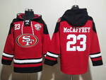 San Francisco 49ers 23# Christian McCaffrey stitched hoodie MEN WOMEN YOUTH S-6XL SIZE