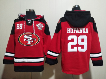 San Francisco 49ers 29# HUANGA stitched hoodie MEN WOMEN YOUTH S-6XL SIZE