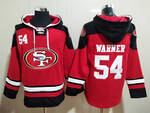 San Francisco 49ers 54# Fred Warner  stitched hoodie MEN WOMEN YOUTH S-6XL SIZE