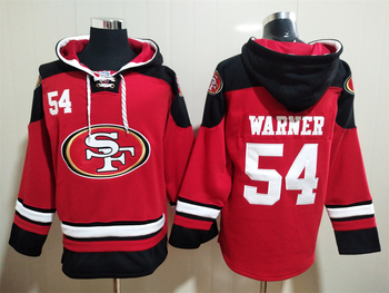 San Francisco 49ers 54# Fred Warner  stitched hoodie MEN WOMEN YOUTH S-6XL SIZE