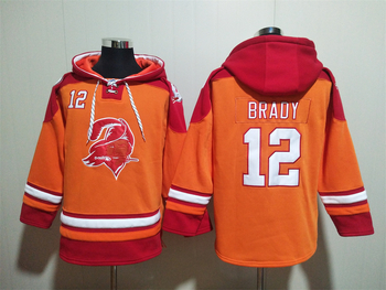Tampa Bay Buccaneers 12# Tom Brady stitched hoodie MEN WOMEN YOUTH S-6XL SIZE