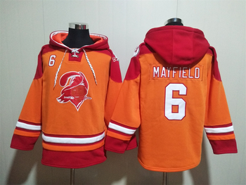 Tampa Bay Buccaneers 6# Baker Mayfield stitched hoodie MEN WOMEN YOUTH S-6XL SIZE