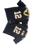 圣徒12号黑色传奇三代球衣–New Orleans Saints 12_ Chris Olave Nike_yyt