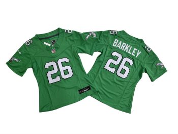 Philadelphia Eagles 26 Saquon Barkleyy MEN WOMEN YOUTH S-6XL SIZE