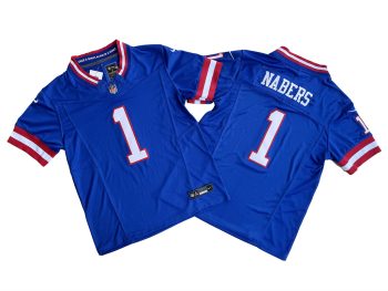 New York Giants 1 Malik Nabersyythkg MEN WOMEN YOUTH S-6XL SIZE