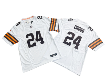 Cleveland Browns 24 Nick Chubb Vapor MEN WOMEN YOUTH S-6XL SIZE