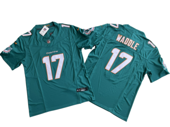 Miami Dolphins 17 Jaylen Waddle Vapor MEN WOMEN YOUTH S-6XL SIZE