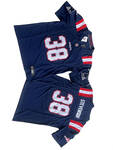 爱国者38号深蓝传奇三代球衣–New England Patriots 38_ Rhamondre Stevenson_yyth