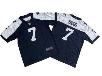 Dallas Cowboys 7 Trevon Diggs Navyyyth MEN WOMEN YOUTH S-6XL SIZE