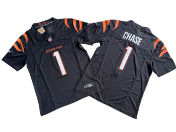 Cincinnati Bengals 1  JaMarr Chase yy MEN WOMEN YOUTH S-6XL SIZE
