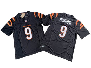 Cincinnati Bengals 9 Joe Burrow Vapor MEN WOMEN YOUTH S-6XL SIZE
