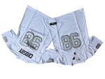 突击者98号白色银字传奇三代球衣–Las Vegas Raiders 98_ Maxx Crosby_yythk