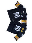 童装钢人90号黑色传奇三代–Youth Pittsburgh Steelers 90_ T.J. Watt You