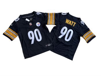 Youth Pittsburgh Steelers 90 T.J. Watt You MEN WOMEN YOUTH S-6XL SIZE