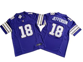 Minnesota Vikings 18 Justin Jefferson yyt MEN WOMEN YOUTH S-6XL SIZE