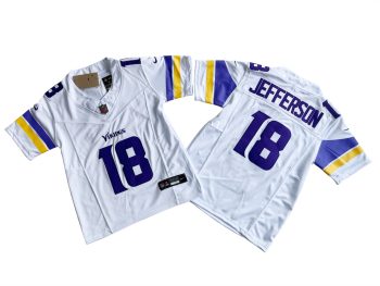 Minnesota Vikings 18 Justin Jefferson yyt MEN WOMEN YOUTH S-6XL SIZE