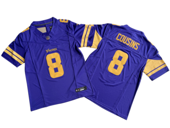 Minnesota Vikings 8 Kirk Cousins Va MEN WOMEN YOUTH S-6XL SIZE