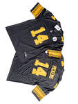 钢人14号黑色黄字传奇三代–Pittsburgh Steelers 14_ George Pickens Nike_yythkg