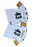 钢人43号白色传奇三代球衣–Pittsburgh Steelers 43_ Troy Polamalu Nike