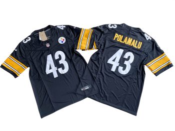 Pittsburgh Steelers 43 Troy Polamalu MEN WOMEN YOUTH S-6XL SIZE