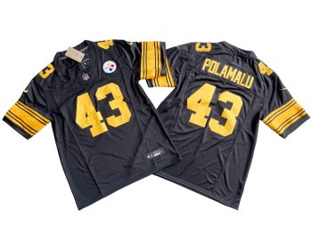 Pittsburgh Steelers 43 Troy Polamalu  Ni MEN WOMEN YOUTH S-6XL SIZE
