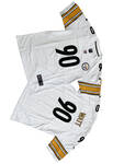 钢人90号白色传奇二代–Pittsburgh Steelers 90_ T.J. Watt Nike White_