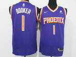 #1 Devin Booker Phoenix Suns   basketball Jersey Association Edition purple MEN WOMEN YOUTH S-6XL SIZE