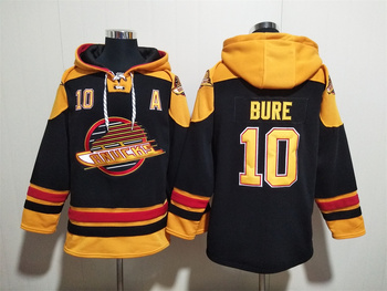 #10 BURE Vancouver Canucks stitched hoodie jersey MEN WOMEN YOUTH S-6XL SIZE