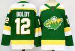 #12 Matthew Boldy Minnesota Wild stitched hockey jersey MEN WOMEN YOUTH S-6XL SIZE