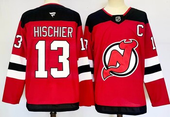 #13 Nico Hischier New Jersey Devils Breakaway stitched hockey jersey-red MEN WOMEN YOUTH S-6XL SIZE