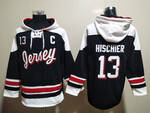 #13 Nico Hischier New Jersey Devils Breakaway stitched hoodie jersey MEN WOMEN YOUTH S-6XL SIZE