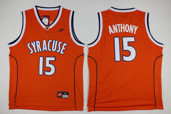 #15 Carmelo Anthony Syracuse Basketball Jersey College MEN WOMEN YOUTH S-6XL SIZE